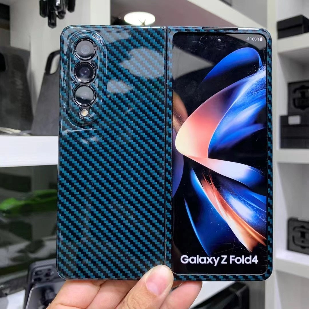 YTF-Carbon Fiber Case For Samsung Galaxy Z Fold - Premium Mobile Phone Cases from Dressmycell.com - Just $44.00! Shop now at Dressmycell.com YTF-Carbon Fiber Case For Samsung Galaxy Z Fold - Premium Mobile Phone Cases from Dressmycell.com - Just $44.00! Shop now at Dressmycell.com